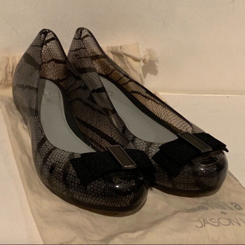 Melissa Jason Wu Space Love lace bow flats 7